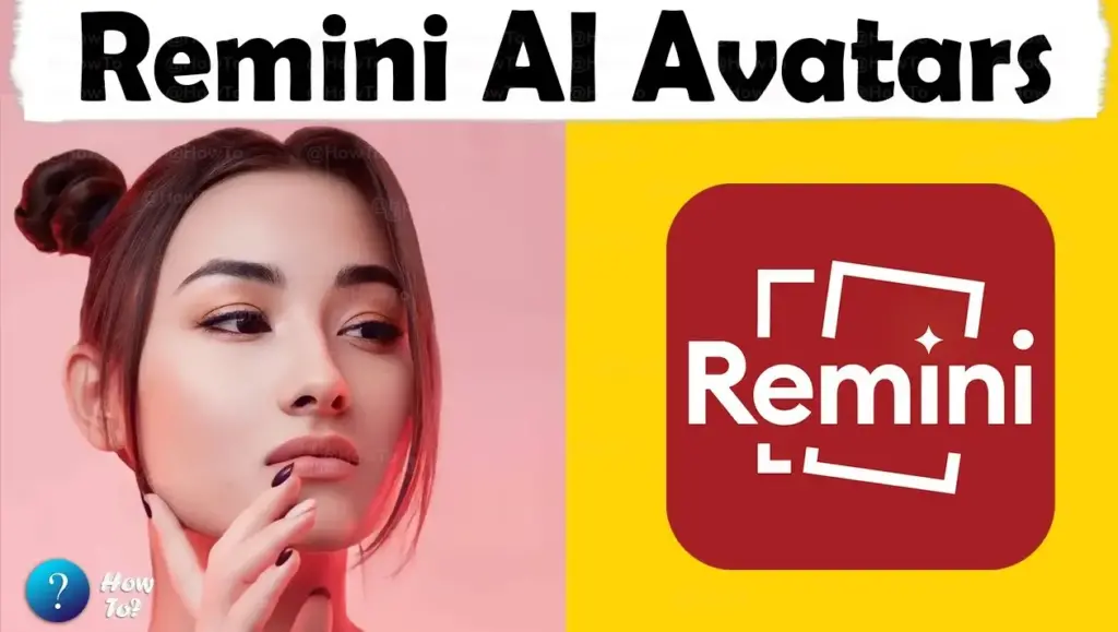 AI Avatar banner with Remini logo