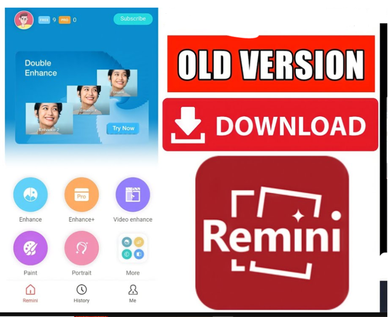 Remini MOD APK Old Version for Android ( All Unlocked)