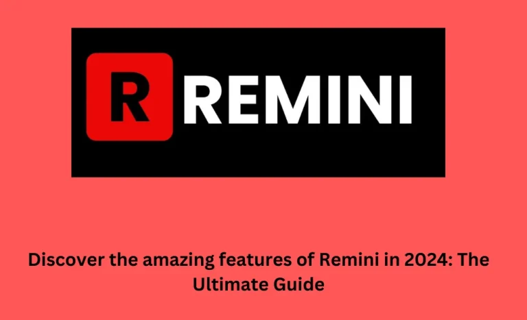 FEATURES OF REMINI BANNER